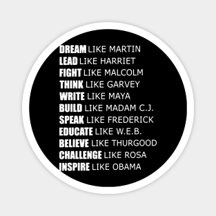 Black History awesome leader Magnet